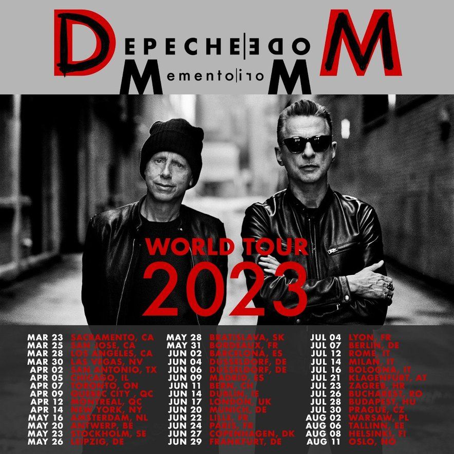 2023 Memento Mori Tour 42 Concert Dates.