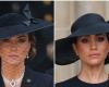 Kate Middleton and Meghan Markle at funeral with special tribute to the Queen